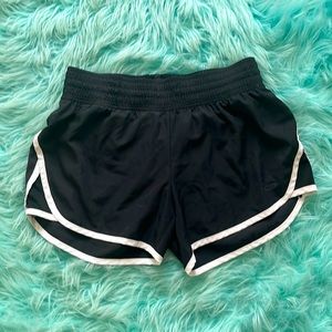 Girls Black Sport Shorts